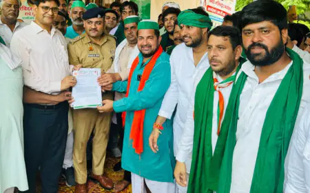 Noida News : नोएडा व ग्रेटर नोएडा में भाकियू ने निकाला ट्रैक्टर तिरंगा सद्भावना यात्रा, पुलिस से नोकझोंक