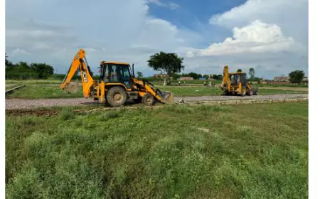 Greater Noida News : बुलन्दशहर में यमुना प्राधिकरण का चला बुलडोजर, 15.18 करोड़ की भूमि अतिक्रमण मुक्त