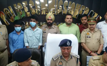 Noida News : इलेक्ट्रॉनिक मार्ट में हुई लाखों की चोरी में शामिल था सुपरवाइजर,दो गिरफ्तार