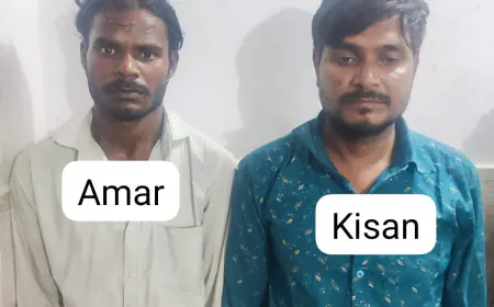 Noida News : घरों में चोरी करने वाले 50-50 हजार रूपए के दो इनामी बदमाशों को यूपी एसटीएफ ने किया गिरफ्तार