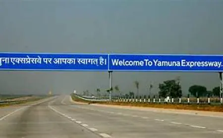 Greater Noida News : दिल्ली मुंबई एक्सप्रेसवे से अक्टूबर माह तक जुड़ जाएगा यमुना एक्सप्रेस-वे ,90 प्रतिशत काम पूरा