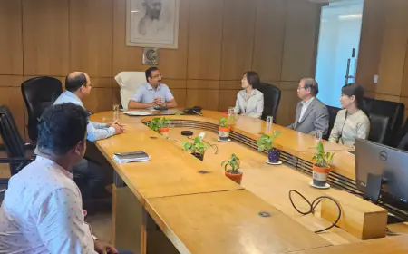 Greater Noida News : ग्रेटर नोएडा विकास प्राधिकरण पहुंचा जापान बैंक फॉर इंटरनेशनल कॉरपोरेशन का प्रतिनिधिमंडल