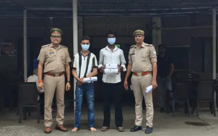 Noida News : मौज-मस्ती करने के लिए करते थे झपटमारी, दो बदमाशों को पुलिस ने किया गिरफ्तार