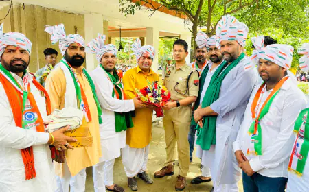 Noida News : तिरंगा पदयात्रा के समापन पर विशाल भंडारे का किया आयोजन