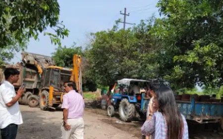 Noida News : प्राधिकरण का भू-माफिया पर बड़ा एक्शन, 3.50 करोड़ की भूमि से हटाया अतिक्रमण