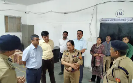 Noida News : कड़ी सुरक्षा व्यवस्था के बीच सकुशल संपन्न हुई उप्र. पुलिस आरक्षी परीक्षा-2023