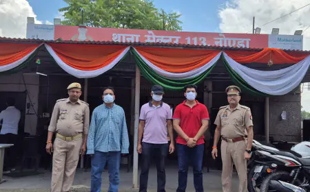 Noida News : कार पार्किंग को लेकर दो पक्षों में मारपीट, दो महिलाओं समेत पांच गिरफ्तार