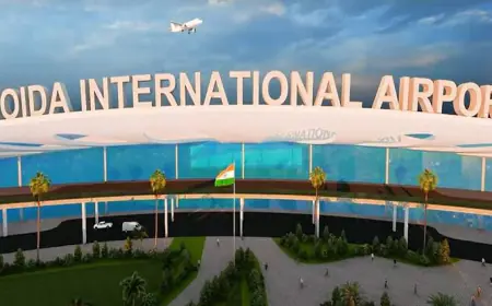 Greater Noida News : अप्रैल माह से शुरू हो सकती है नोएडा इंटरनेट नेशनल एयरपोर्ट से उड़ान