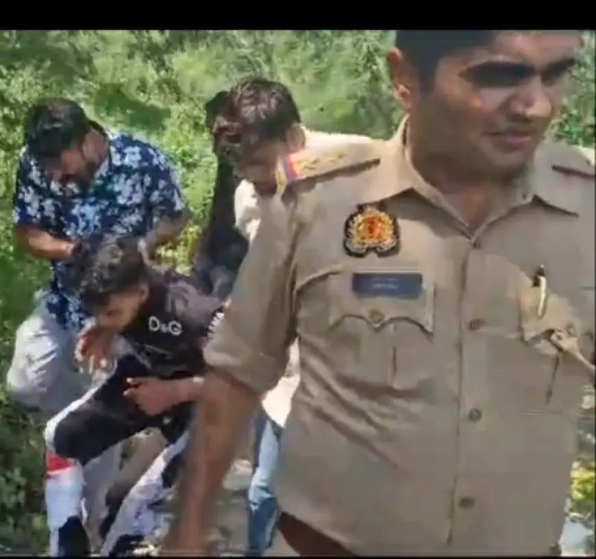 Noida News : पुलिस मुठभेड़ में तीन बदमाश गिरफ्तार, एक के पैर में लगी गोली