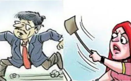 Greater Noida News : शहर में रहने की मांग करने वाली महिला ने पति की कर दी धुनाई