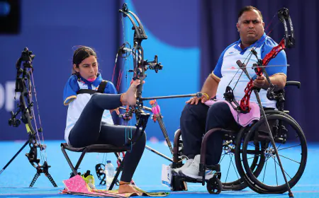 Greater Noida News : गलगोटियास विश्वविद्यालय के छात्र राकेश ने पेरिस 2024 पैरालंपिक खेलों में कांस्य पदक जीता