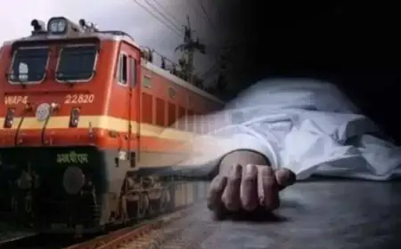 Greater Noida News : ट्रेन की चपेट में आकर दो लोगों की मौत