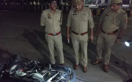 Noida News : पुलिस मुठभेड़ के दौरान तीन साथी लुटेरे गिरफ्तार 2 के पैर में लगी गोली