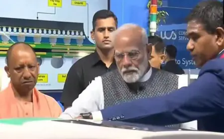 Greater Noida News : पीएम मोदी ने तीन दिवसीय सेमीकॉन इंडिया-2024 का किया उद्घाटन