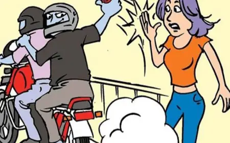 Noida News : बाइक सवार बदमाशों ने महिला से दो मोबाइल फोन और 2 हजार रुपए नगद लूटा