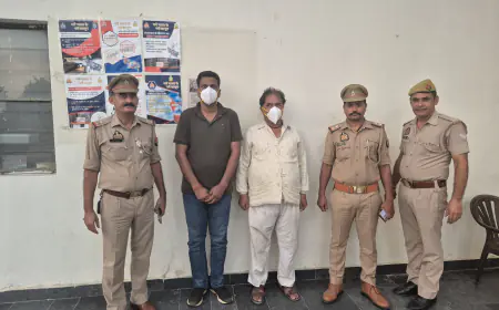 Noida News : प्रॉपर्टी के विवाद में हुई हत्या के मामले में दो गिरफ्तार