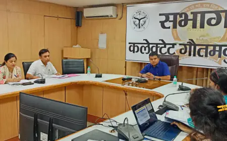 Noida News : जिला पोषण समिति की हुई बैठक, जिले के आंगनबाड़ी केन्द्र बनेंगे मॉडल