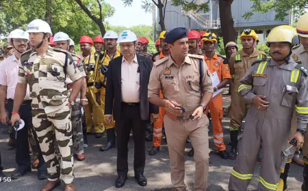 Greater Noida News : एनटीपीसी दादरी प्लांट परिसर में राज्य स्तरीय मॉक एक्सरसाइज का हुआ आयोजन