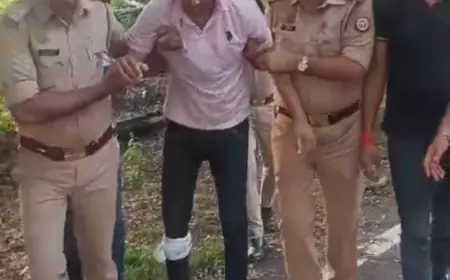 Greater Noida News : पुलिस मुठभेड में शातिर बदमाश गिरफ्तार, लूटी हुई कार बरामद