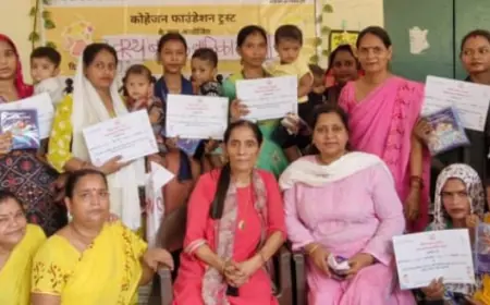 Noida News : नोएडा के 1108 आंगनबाड़ी केंद्रों पर आयोजित हुआ स्वस्थ्य बालक-बालिका स्पर्धा, बच्चे पुरस्कृत