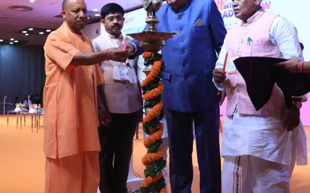 Greater Noida News : यूपी अंतरराष्ट्रीय ट्रेड शो-2024 का भव्य शुभारंभ, उपराष्ट्रपति और मुख्यमंत्री ने किया उद्घाटन