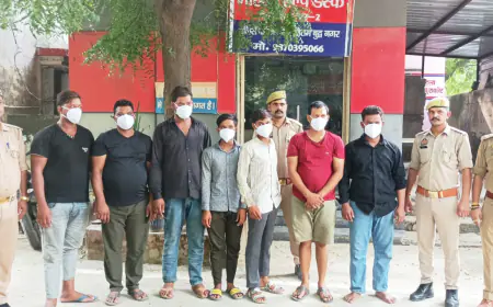 Noida News : पार्किंग के विवाद में मारपीट करने वाले सात गिरफ्तार