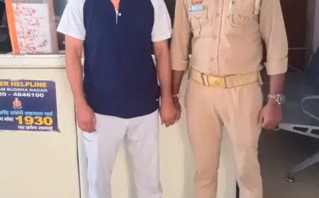 Noida News : कंपनी का डाटा चोरी करने वाला गिरफ्तार