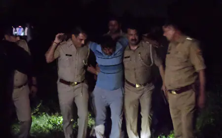 Noida News : एनसीआर का शातिर वाहन चोर 'मामा' पुलिस मुठभेड़ में गोली लगने से हुआ घायल