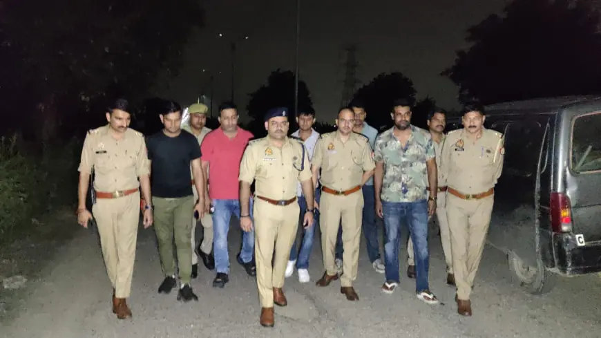 Noida News :  दिल्ली के दो शातिर बदमाशों को पुलिस मुठभेड़ में पैर में लगी गोली. दो फरार