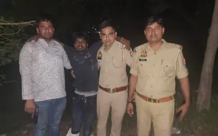 Noida News : पुलिस मुठभेड़ में दो बदमाश गिरफ्तार, एक के पैर में लगी गोली