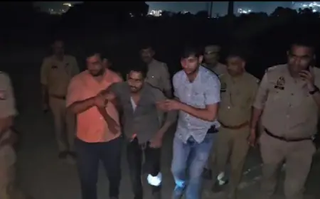 Greater Noida News : पुलिस मुठभेड़ के दौरान 25 हजार रुपए  का इनामी डकैत गिरफ्तार