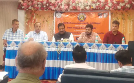 Greater Noida News : ग्रेटर नोएडा में कल से 29वीं सीनियर महिला नेशनल फुटबॉल चैंपियनशिप का आयोजन