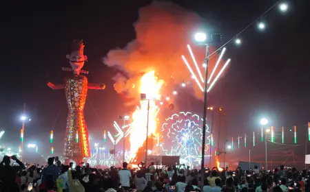 Noida News : जनपद गौतमबुद्ध नगर में असत्य पर सत्य की जीत का महापर्व विजयदशमी धूमधाम से मना