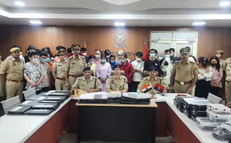 Noida News :  नोएडा में कॉल सेंटर खोलकर विदेशी नागरिकों से ठगी करने वाले 43 गिरफ्तार