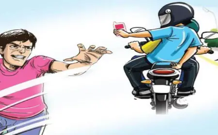 Noida News : बाइक सवार बदमाशों ने मोबाइल फोन लूटा