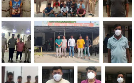 Noida News : ऑपरेशन प्रहार के तहत 300 अपराधियों के यहां हुई छापेमारी