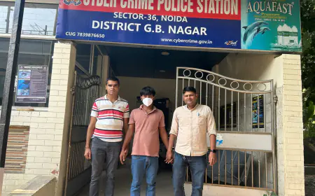 Noida News : डिजिटल अरेस्ट कर 1.19 करोड़ की ठगी में शातिर जालसाज गिरफ्तार