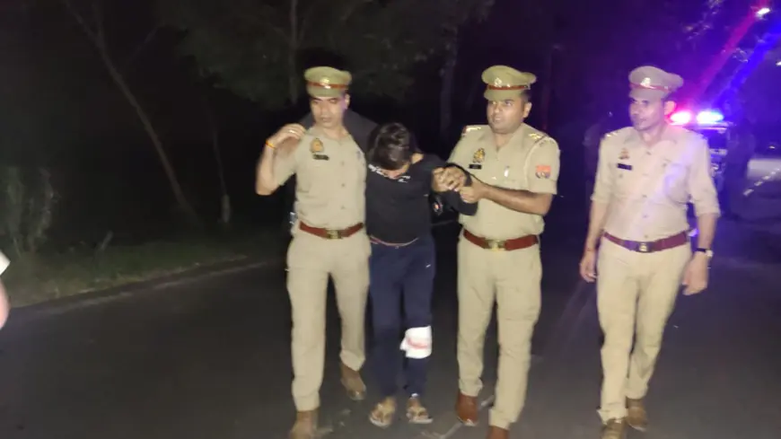 Noida News : पुलिस मुठभेड़ में तीन बदमाश गिरफ्तार, एक के पैर में लगी गोली