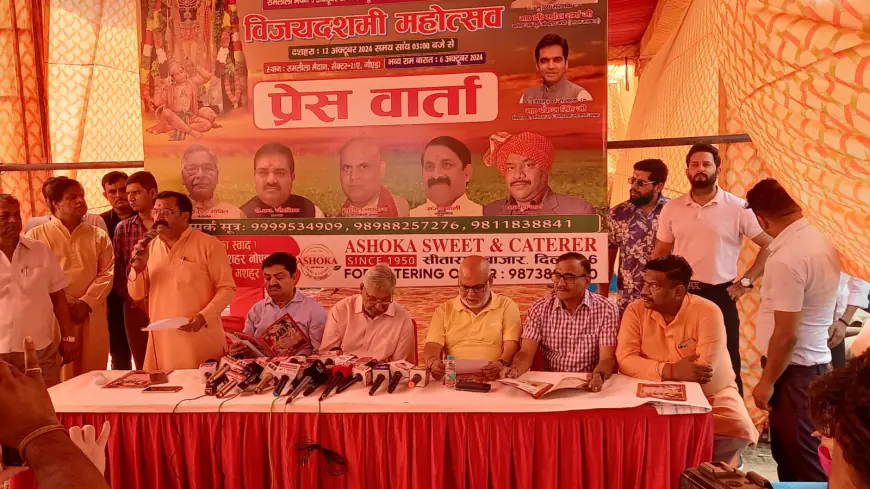 Noida News : श्री सनातन धर्म रामलीला समिति का 3 अक्टूबर से भव्य मंच पर रामलीला मंचन, 6 को निकलेगी राम बारात