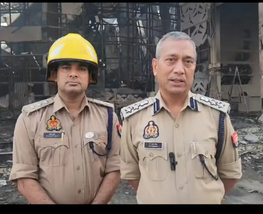 Noida News : बैंक्वेट हॉल में लगी आग, इलेक्ट्रिशियन की मौत