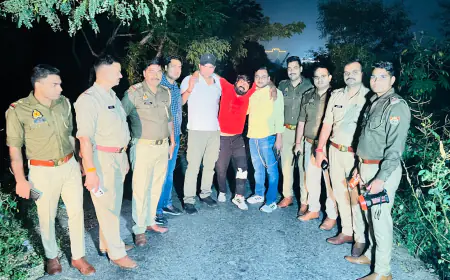 Noida News : मुठभेड़ के दौरान शातिर लुटेरा गिरफ्तार,पैर में लगी गोली