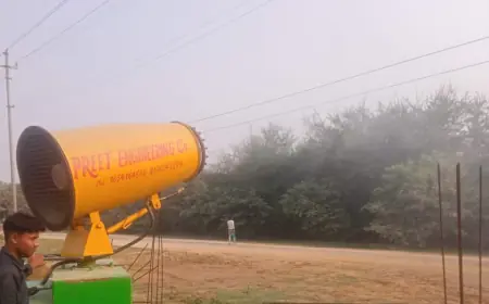 Noida News : ग्रेनो में प्रदूषण नियंत्रित करने के लिए प्राधिकरण ने 132 एंटी स्मॉग गन, 66 वाटर टैंकरों को सड़कों पर उतारा