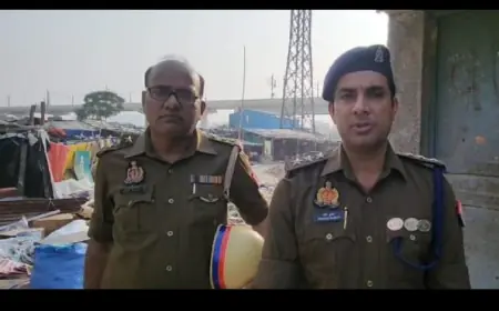 Noida News : बिजली के हाई टेंशन वायर के पोल पर चढ़ा वीरू, 2 घंटे तक चला हाई वोल्टेज ड्रामा