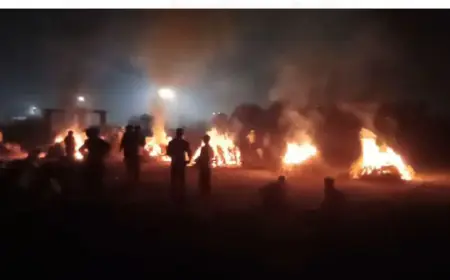 Greater Noida News : एक साथ जली पांच चिताएं, हर किसी की आंखें हुई नम