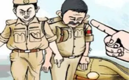 Noida News : सड़क हादसे में 5 लोगों की मौत के मामले में दो पुलिसकर्मी निलंबित