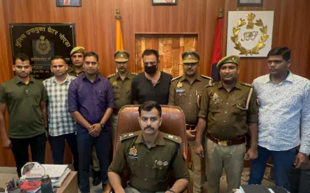 Noida News :  पार्श्वनाथ पनोरमा सोसायटी के फ्लैट में कैनाबिस (ओजी) की खेती करने वाला शातिर गिरफ्तार