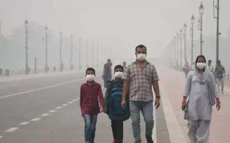 Noida Weather Update : राष्ट्रीय राजधानी क्षेत्र बना गैस चैंबर, लोगों का जीना हुआ दूभर 