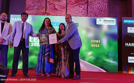 Noida News : डीडी आरडब्ल्यूए के वरिष्ठ उपाध्यक्ष संजीव कुमार सम्मानित