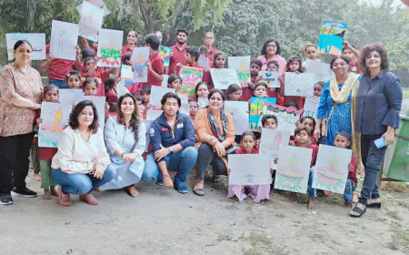 Noida News : कला, प्रेरणा व सामुदायिक भावना के साथ मनाया बाल दिवस