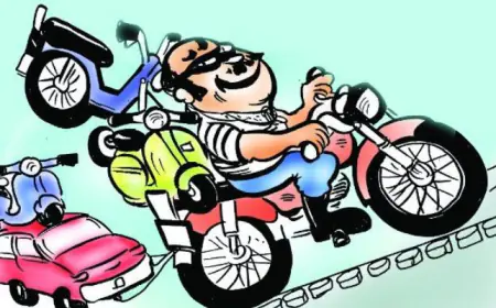 Greater Noida News : विभिन्न जगहों से 9 वाहन चोरी